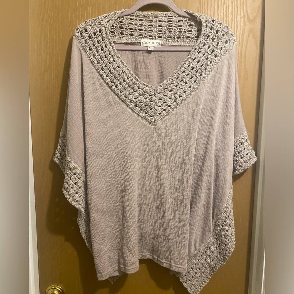 Knox Rose Boho Poncho XXL EUC